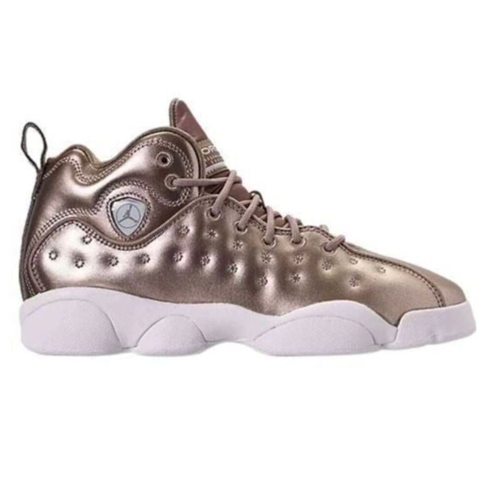 NIKE Air Jordan Jumpman Team 2 SE "Sepia Stone' Sneakers Size 7Y/8.5W